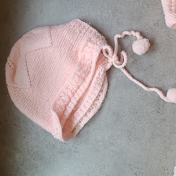 Vintage Hand Knit Baby Sweater Set - Picture 5 of 6